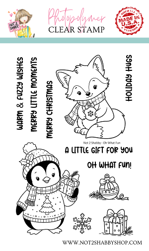 Oh What Fun 4X6 Stamp Set