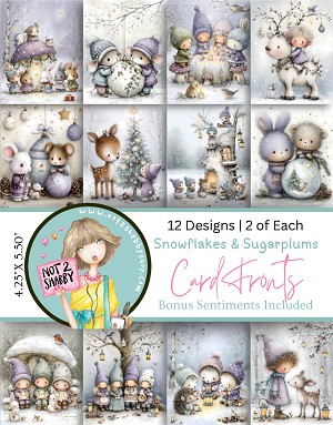 Snowflakes & Sugar Plums A2 Card Fronts