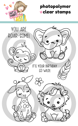 Safari Friends Clear Stamp - N2S